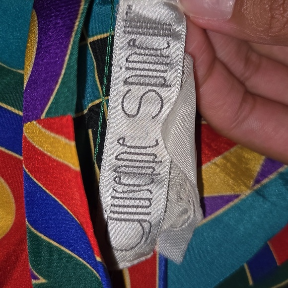 Giuseppe Spinelli Vintage dressing gown robe abstract - Picture 4 of 4